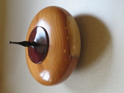This lidded hollow form won a commended certificate for Howard Overton